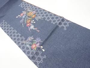 枝垂れ桜模様袋帯